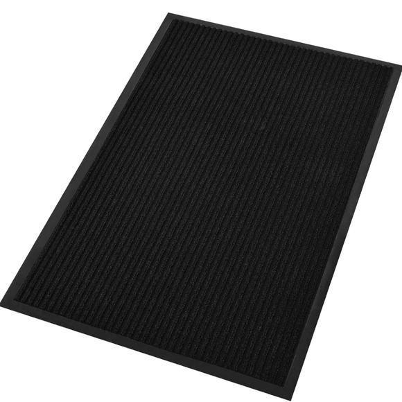 Door Mats Heavy Duty Large Grey, black Floor Mats Outdoor Indoor Doormat - Picture 1 of 13